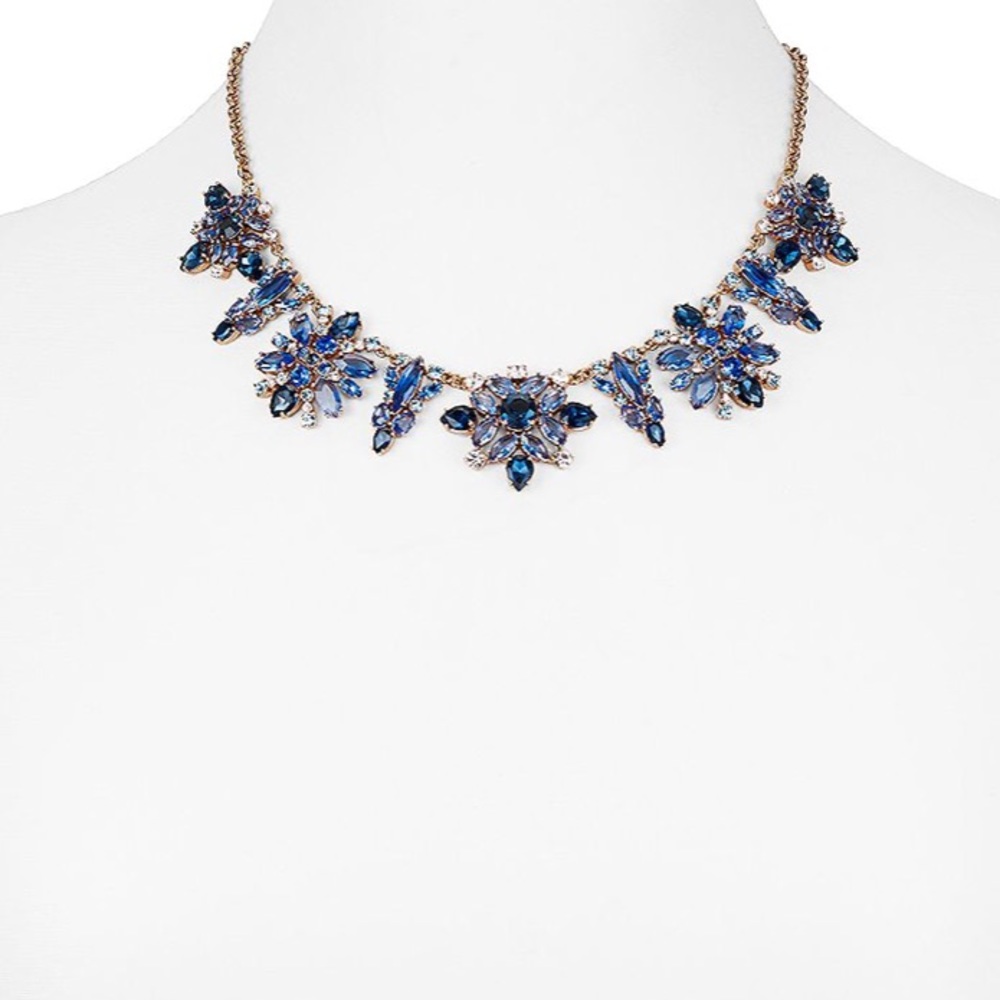 Kate Spade Navy & Rose Gold Statement Necklace - Picture 6 of 8